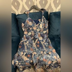 Anthropologie Hutch Plus Size Floral Spaghetti Strap Dress!